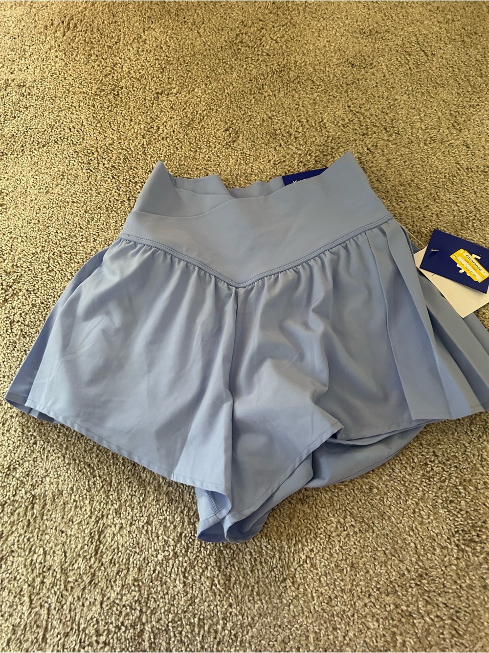 JoyLab XS Blue Athletic High Waisted Shorts NWT